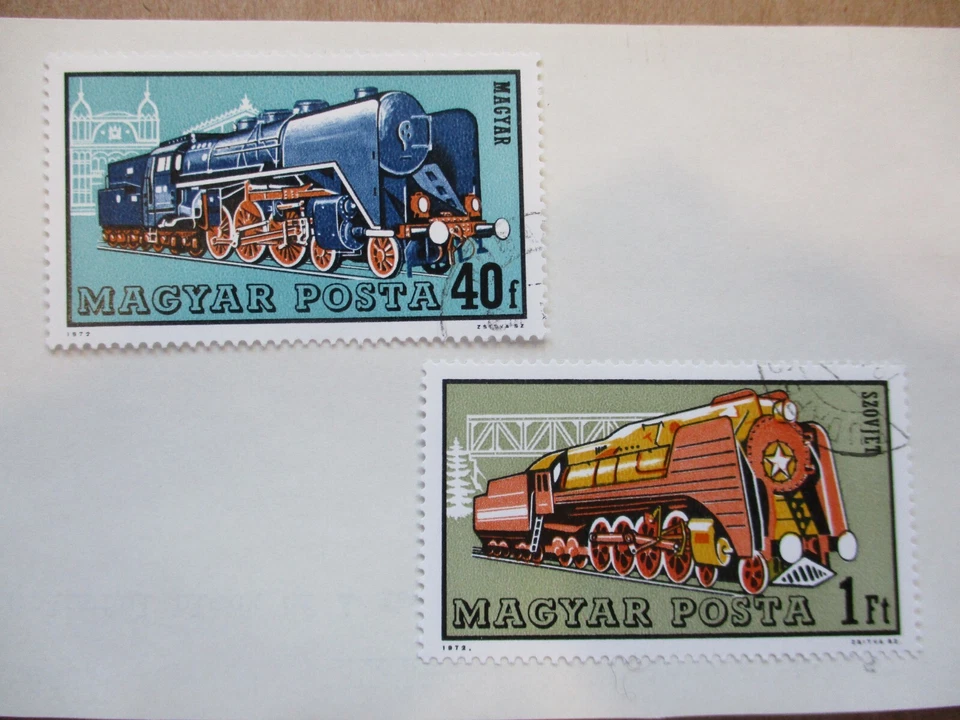 HUNGRÍA TRENES TÓPICOS EN SELLOS CTO OG Ver foto Foto 1 de 1