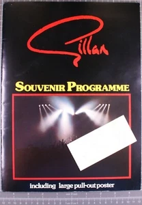 Gillan Deep Purple Program + Poster + Ticket Original Magic Tour Oxford 1982 - Picture 1 of 17