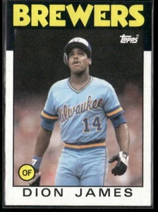 1986 Topps #76 Dion James - Imagen 1 de 2