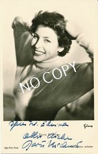 100% Original Autogramm Autograph Karte handsigniert Doris Kirchner J1.4