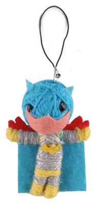 DC Comics 2.5" Batgirl Cuerda Muñeca Llavero Teléfono Vudú Dije Figura Nuevo en Caja Foto 1 de 2