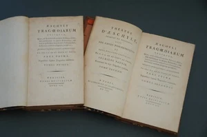 Grec De La Porte du Theil (F.J.G) Théatre d'Aischyle 1794 zweisprachig Griechisch Französisch - Bild 1 von 12