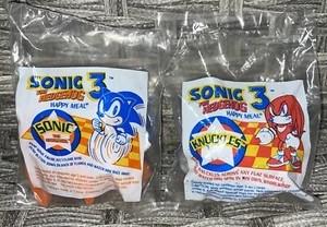 1993 McDonald's Happy Meal Toy Sonic the Hedgehog 3 Knuckles & Sonic New Sealed - Picture 1 of 5