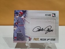 PETE ROSE 2013 IN THE GAME PAST PRESENT FUTURE ON-CARD AUTOGRAPH- REDS