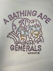 Vintage A Bathing Ape Bape Swarovski Crystal Generals Men’s XL T-Shirt Rare Item