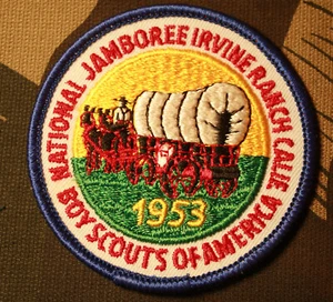 1953 BSA Boy Scout National Jamboree Pocket Patch classic reproduction good copy - Picture 1 of 3