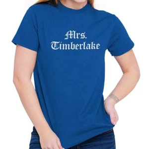 Funny Celebrity Drama Mrs Timberlake Crush Womens Graphic Crewneck T Shirt Tee - Picture 1 of 8