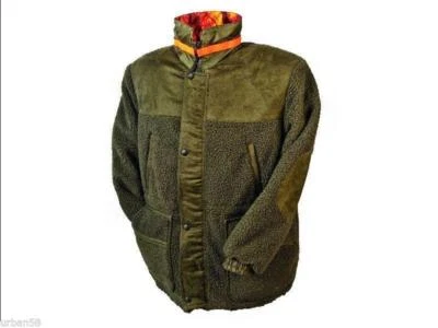 Farm-Land Faserpelz Wende Jacke Treib Drück Jagd grün orange camou Membran S-4XL - Bild 1 von 2