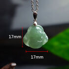 Natural Handmade Jade Little Buddha Necklace Pendant Jewelry Amulet Luck Gifts s