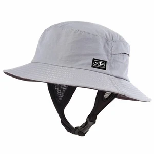 Ocean & Earth Bingin Adult Soft Peak Full Brim Surf Hat - Grey - Picture 1 of 8