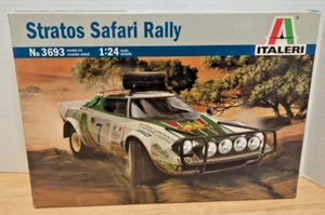 ITALERI-3693 PLASTIC MODEL KIT 1/24TH STRATOS SAFARI RALLY ALITALIA NEW SEALED - Picture 1 of 7