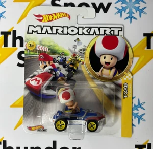 ⚡️❄️ Hot Wheels Mario Kart Toad Standard Kart Diecast Car - Picture 1 of 2