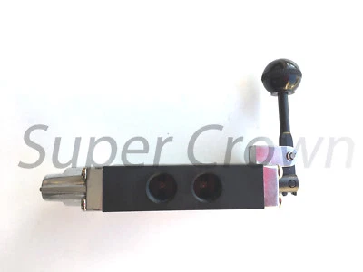 Pneumatic Hand Lever Valve 5 Port 3 Position Toggle Manual Contol SH-401-03-3A1N - Image 1 of 4