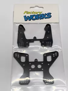 Factory Works Kyosho LAW-6 LAW-7 Lazer ZX-R ZXR Shock Tower Set Vtg Replacement - Picture 1 of 3