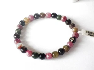 SCHMUCK-STCK ARMBAND Turmalin multi HEILSTEIN Kugeln Turmalinquarz - Bild 1 von 1