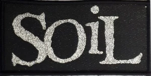 Parche con logotipo de suelo (banda) 10 cm x 4,5 cm (letras metálicas) - Imagen 1 de 1