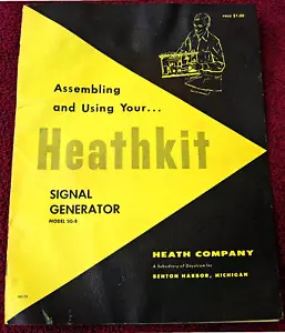 Heathkit SG-8 Signal Generator Assembly and User Manual + Schematics (original) - Picture 1 of 3