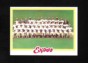 1978 TOPPS SET-BREAK # 244 MONTREAL EXPOS TEAM CARD EX-MT OR BETTER! - Bild 1 von 2