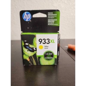 Genuine HP 933XL Yellow Ink Cartridge CN056AN Exp 2021 New in Box - Picture 1 of 3