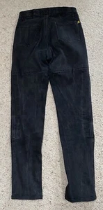Lady’s Black Draggin’ Motorcycle Jeans, Size 12, EC - Picture 1 of 6