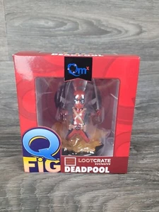 Marvel QMx Q Fig DEADPOOL Loot Crate Exclusive VINYL FIGURE - MIB - Picture 1 of 7