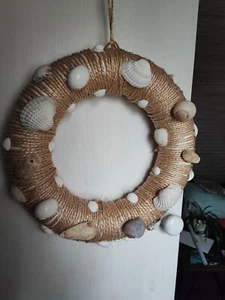 Kranz Türkranz Deko Muscheln Sisalband Maritim - Bild 1 von 5