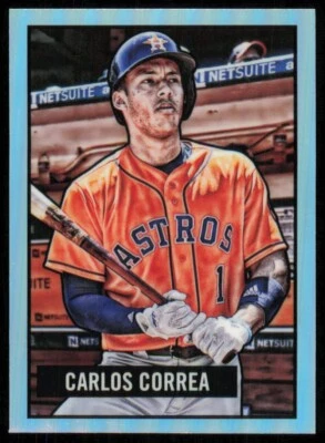 2017 Bowman Chrome 1951 Reproductions Carlos Correa Houston Astros #11 - Image 1 of 2