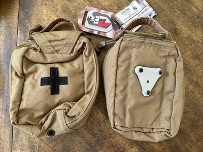 LOTE de 2 Equipos de Asalto Táctico IFAK Bolsa Explotante *MARRÓN COYOTE NUEVO* Foto 1 de 4