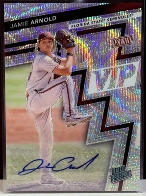 2025 Panini National VIP - JAMIE ARNOLD - Rated Prospect Wave Auto 5/5 - Image 1 of 2