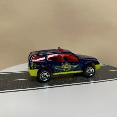 Matchbox Blue Looney Tunes Marvin The Martian Sport SUV azul escuro 1:64 quase perfeito - Imagem 1 de 4