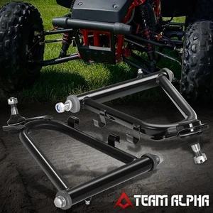 Fits 1991-2006 Yamaha Banshee 350 YFZ350 Black Pair Front Upper Control A-Arms - Picture 1 of 6