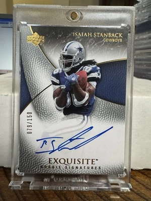 2007 Upper Deck Exquisite Isaiah Stanback Auto /150 On Card Cowboys (SS) - Image 1 of 2