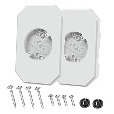 Kit de montaje de revestimiento, bloque de montaje de revestimiento, revestimiento de regazo de 1/2 pulgada 1 blanco-2 paquete Foto 1 de 4