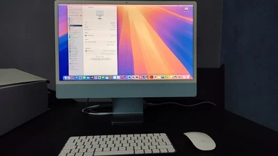 Apple iMac 24" M3 4.5K Retina - 16GB RAM 256GB SSD - CTO Blu - GARANZIA - Immagine 1 di 4
