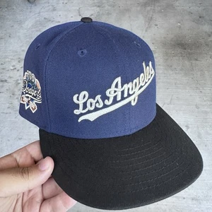 7 1/2 New Era Los Angeles Dodgers Gorra de Béisbol Ajustada 100 Aniversario Sombrero Club - Imagen 1 de 3
