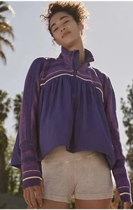 Free People Movement Spaced Out Jacket Knit & Nylon $268 MSRP Medium NWOT - Picture 1 of 12