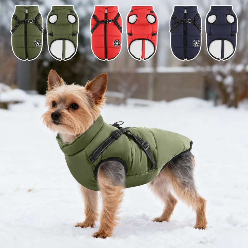 YFbrite Hunderegenmantel Größe L – Leichte, Wasserdichte Jacke Mit Reflektor Für Große Hunde