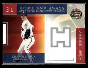 2003 Fleer Focus Jersey Edition #HA-GM Greg Maddux Home and Aways Game Jersey - Picture 1 of 2