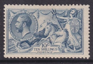 SG417 10/- Dull Grey Blue UNMOUNTED MINT(714) - Picture 1 of 1