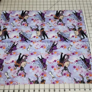 Disney Frozen Friends Allover FQ FABRIC Cotton Quilt A2 - Picture 1 of 3
