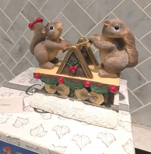 Charming Tails Wait for Us 87/210 Fitz And Floyd in Box Holiday Weihnachtsdeko - Bild 1 von 8