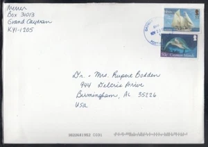 CAYMAN ISLANDS Commercial Cover George Town to Birmingham 23 Nov. 2012 cancel - Picture 1 of 1