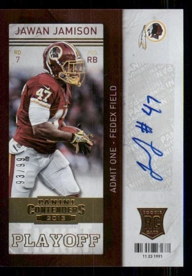 2013 Panini Contenders Playoff Ticket #144A Jawan Jamison AU /99 - Image 1 of 2