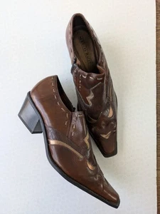 Zapatos MARCO TOZZI Tacón Brogue Cremallera, Talla 6 (39) - Imagen 1 de 7