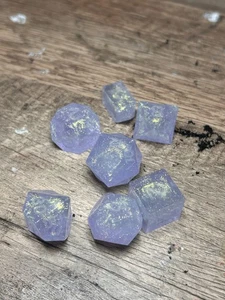 RAW * Würfel: Olive Color-Shift _ Resin-Cast Würfel Set *siehe Beschreibung* D&D - Bild 1 von 4