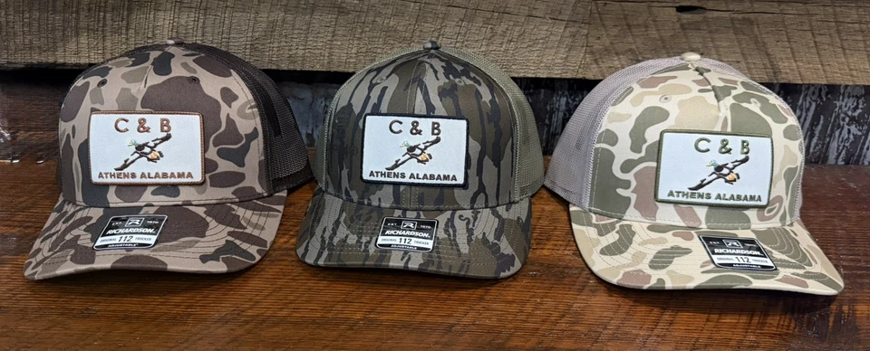 (3) Nuevo sombrero de colección C&B Farm + Richardson 112 Duck Bottomland Mallard al aire libre Foto 1 de 1