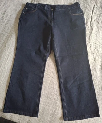 *CANDA* Bootcut Jeans Gr. 27  Stretch Mid Waist dunkelblau NEU - Bild 1 von 4