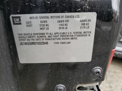 Grupo de velocímetros US Opt UH8 excluyendo SS compatible con 07 IMPALA 132507 Foto 1 de 4