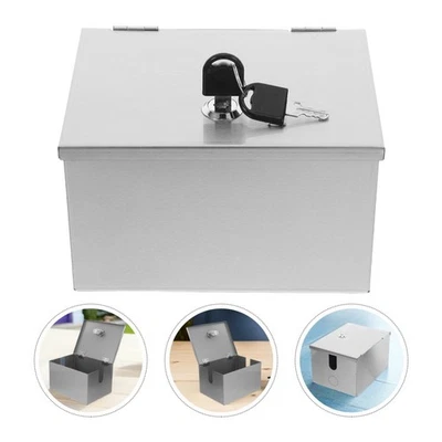 Lockable Electrical Socket Box Stainless Steel Outdoor Cover - Image 1 of 4