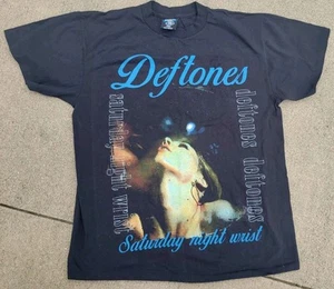 DEFTONES vintage 2006 Saturday Night Wrist shirt Single Stitch REPRINT Rare L - Picture 1 of 8